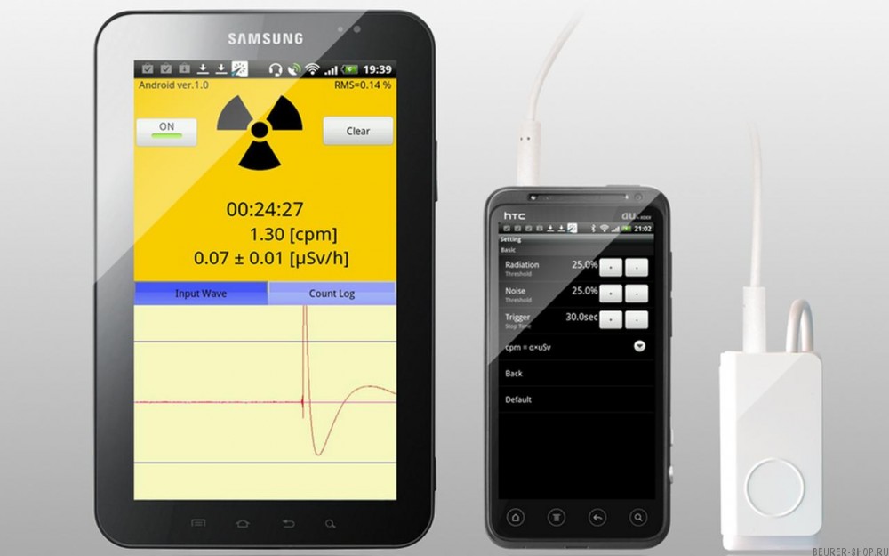 Купить Дозиметр радиации Pocket Geiger для Android/Windows по низкой цене в москве.